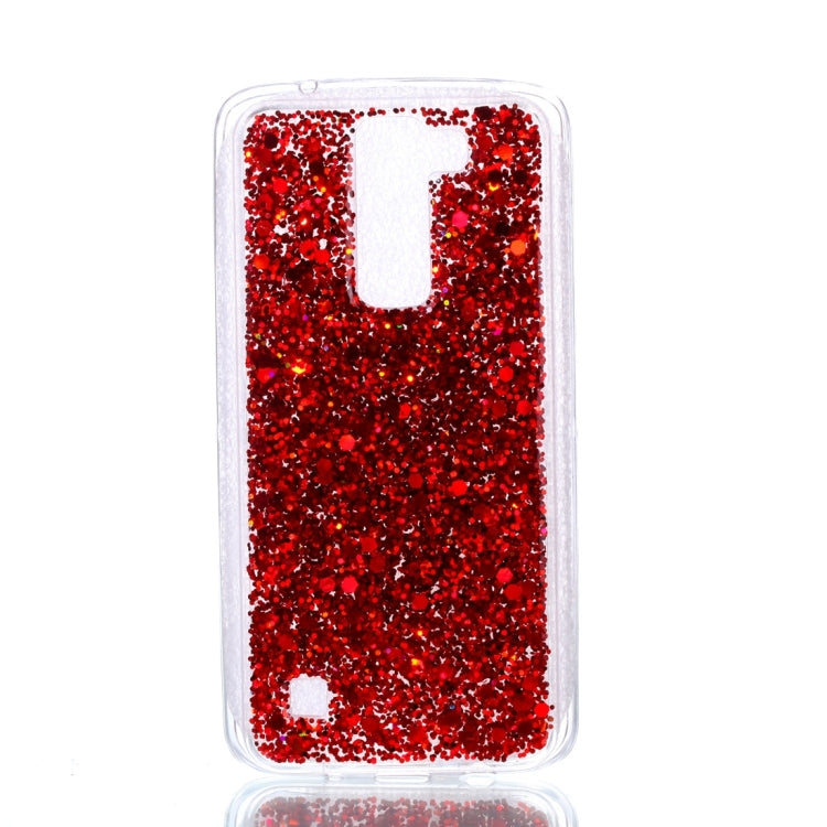For LG K7 Glitter Powder Soft TPU Protective Case