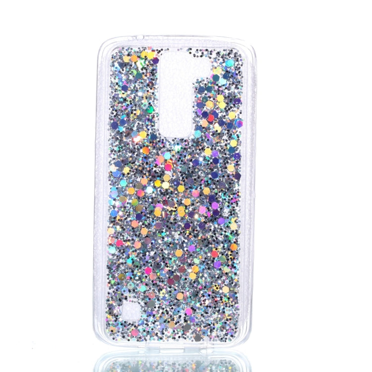 For LG K7 Glitter Powder Soft TPU Protective Case