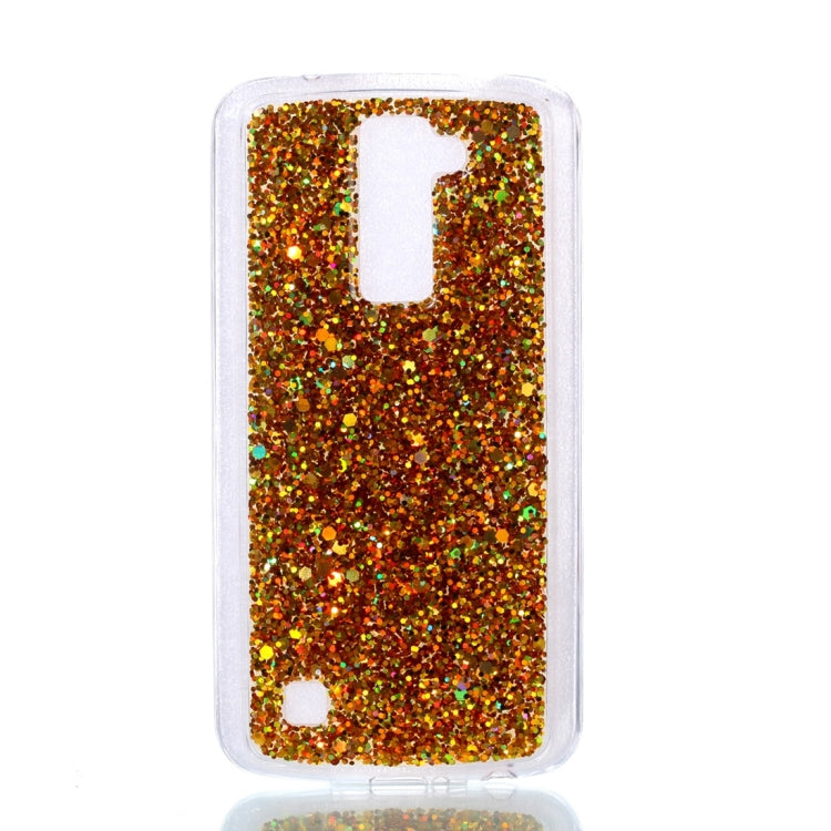 For LG K10 Glitter Powder Soft TPU Protective Case