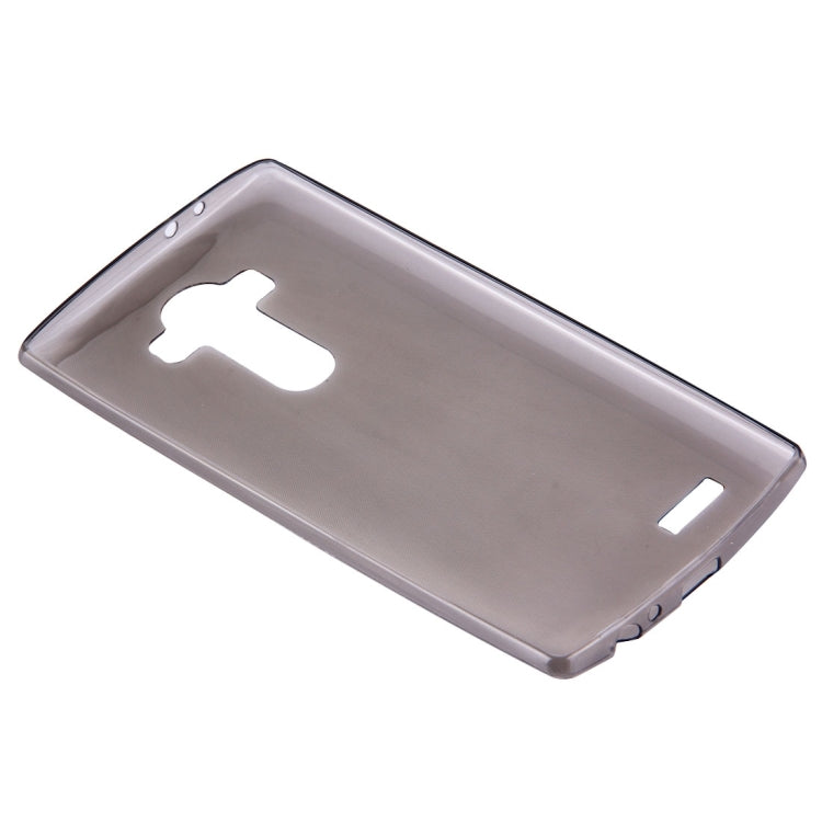For LG G4 0.75mm Ultra-thin Transparent TPU Protective Case(Grey)