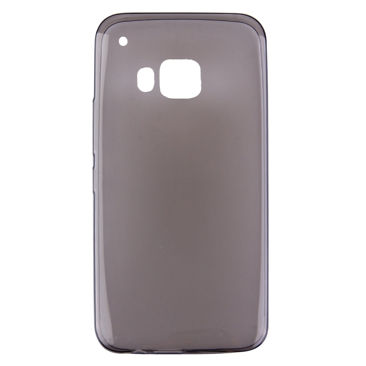 For HTC One M9 0.75mm Ultra-thin Transparent TPU Protective Case(Grey)