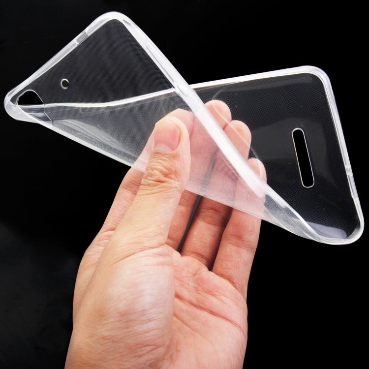 For Coolpad Dazen F2 / 8675 0.75mm Ultra-thin Transparent TPU Protective Case(Transparent)