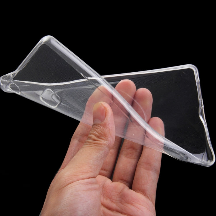 For Huawei  P9 Lite 0.75mm Ultra-thin Transparent TPU Protective Case(Transparent)