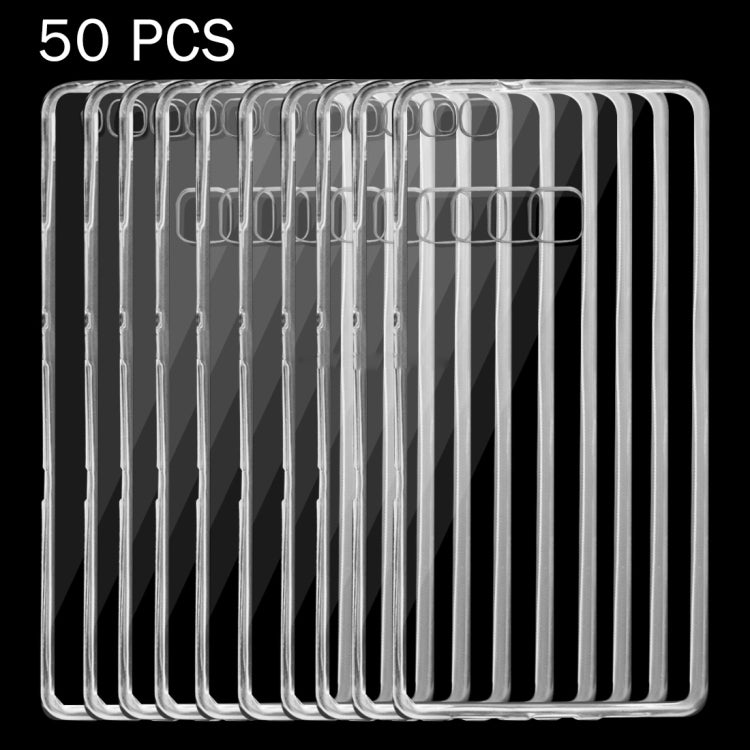 50 PCS for Huawei P9 Lite 0.75mm Ultra-thin Transparent TPU Protective Case