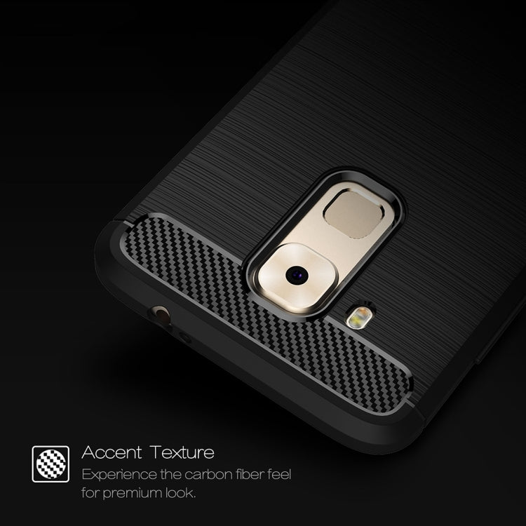 For Huawei  Maimang 5 Brushed Texture Carbon Fiber TPU Protective Case