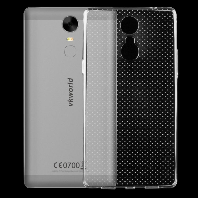 Vkworld for T1 PLUS (MPH0751) Ultra-thin Shock-resistant Cushion TPU Protective Case (Transparent)