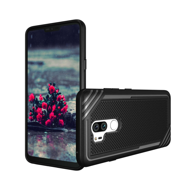 Lattice Texture TPU Shockproof Case for LG G7 ThinQ
