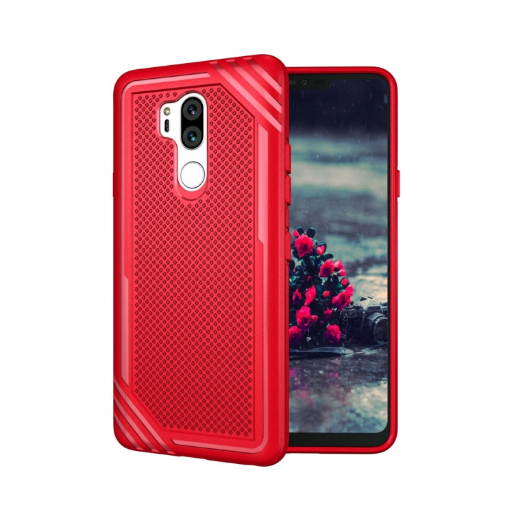 Lattice Texture TPU Shockproof Case for LG G7 ThinQ