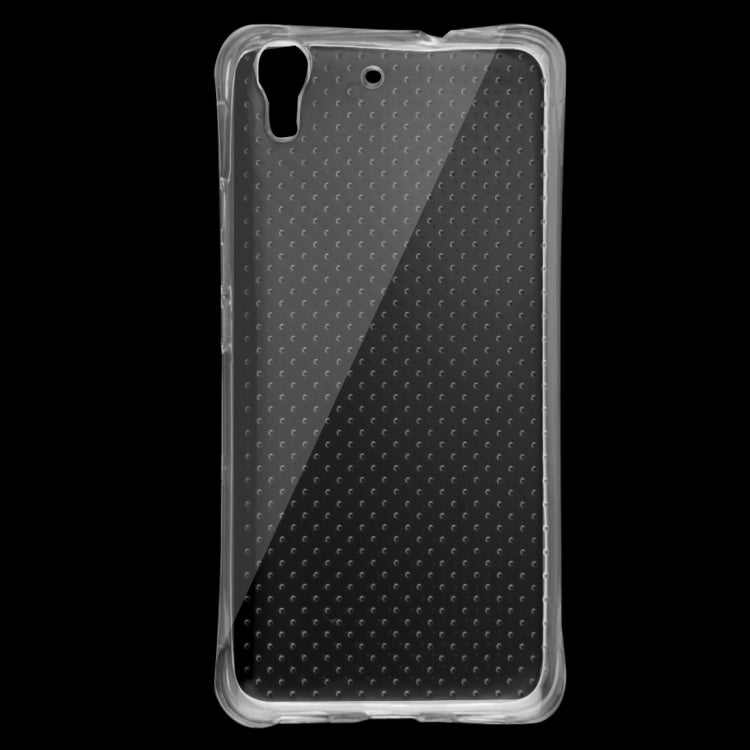 For Huawei  Honor 4A / SCL-AL00 Shock-resistant Cushion TPU Protective Case(Transparent)