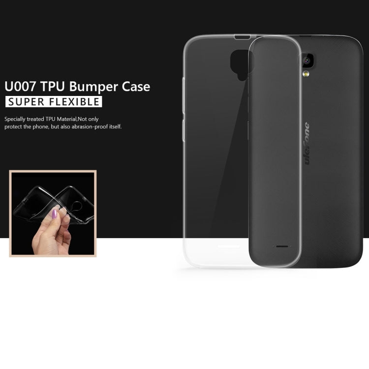 Ulefone for U007 (MPH0721) Transparent TPU Back Cover Case(Transparent)