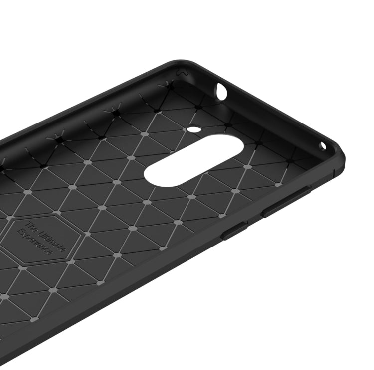 For Huawei Honor 6X(2016)  Brushed Texture Carbon Fiber TPU Protective Case