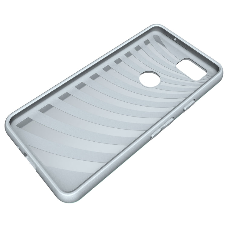 For Google Pixel 2 Brushed Texture Separable PC + TPU Protective Combination Back Case with Holder & Card Slot