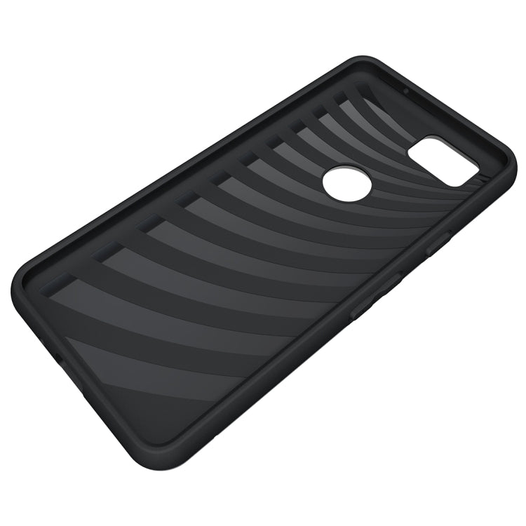 For Google Pixel 2 Brushed Texture Separable PC + TPU Protective Combination Back Case with Holder & Card Slot