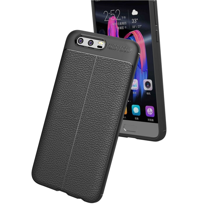 For Huawei Honor 9 Litchi Texture TPU Protective Case