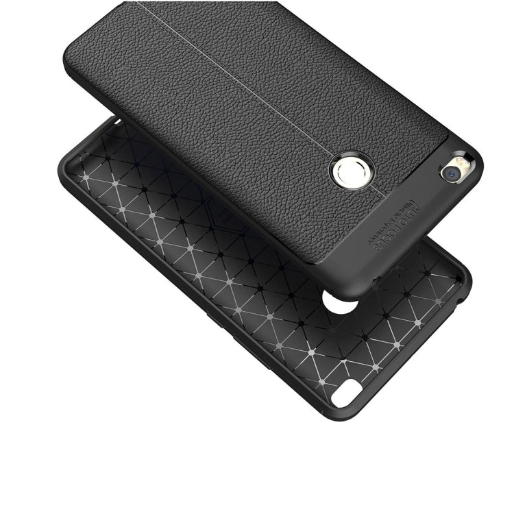 For Xiaomi Max 2 Litchi Texture TPU Protective Case