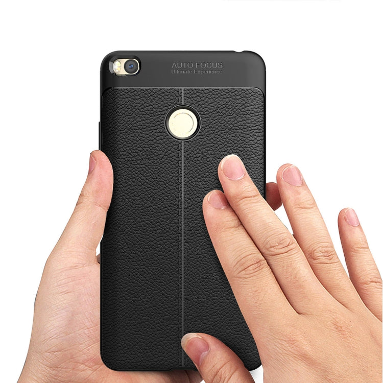 For Xiaomi Max 2 Litchi Texture TPU Protective Case
