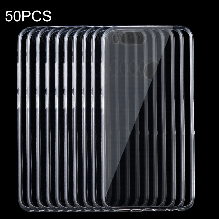 50 PCS for Xiaomi Mi 5X / A1 0.75mm Ultra-thin Transparent TPU Protective Case