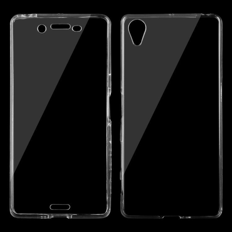 For Sony Xperia X 0.75mm Double-sided Ultra-thin Transparent TPU Protective Case(Transparent)