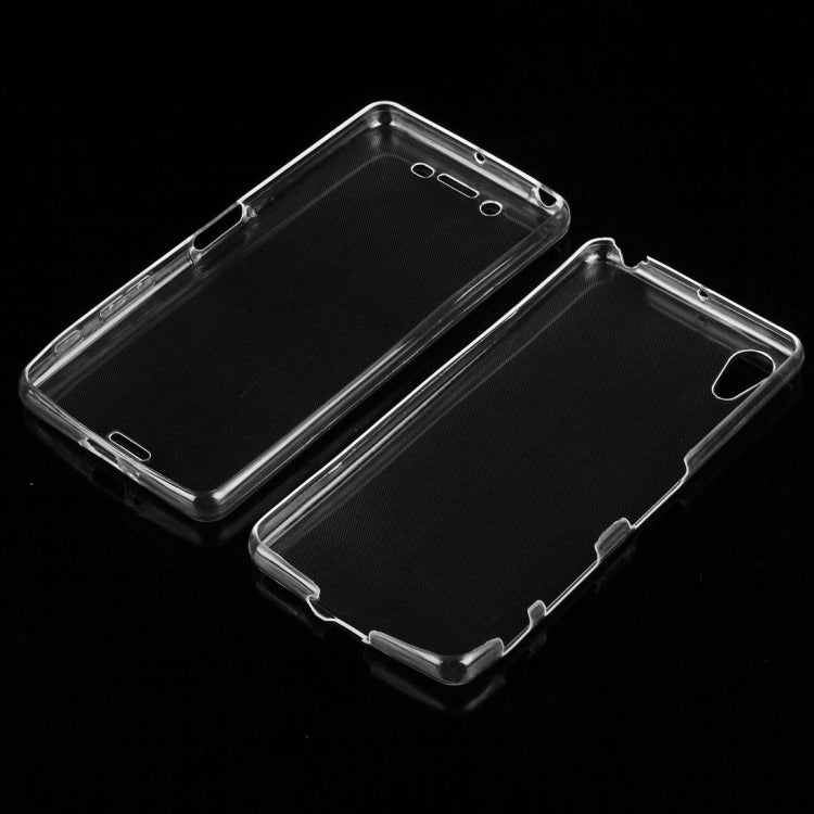For Sony Xperia X Performance 0.75mm Double-sided Ultra-thin Transparent TPU Protective Case(Transparent)