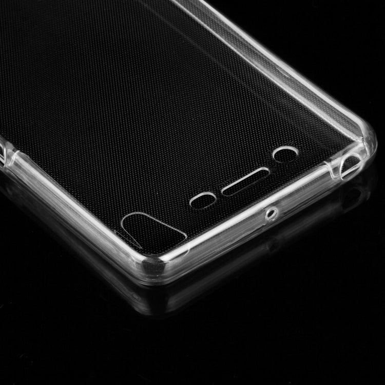 For Sony Xperia X Performance 0.75mm Double-sided Ultra-thin Transparent TPU Protective Case(Transparent)