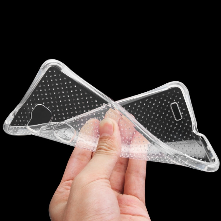 For Huawei  Mate 7 Shock-resistant Cushion TPU Protective Case(Transparent)