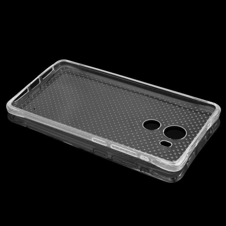 For Huawei  Mate 8 Shock-resistant Cushion TPU Protective Case(Transparent)