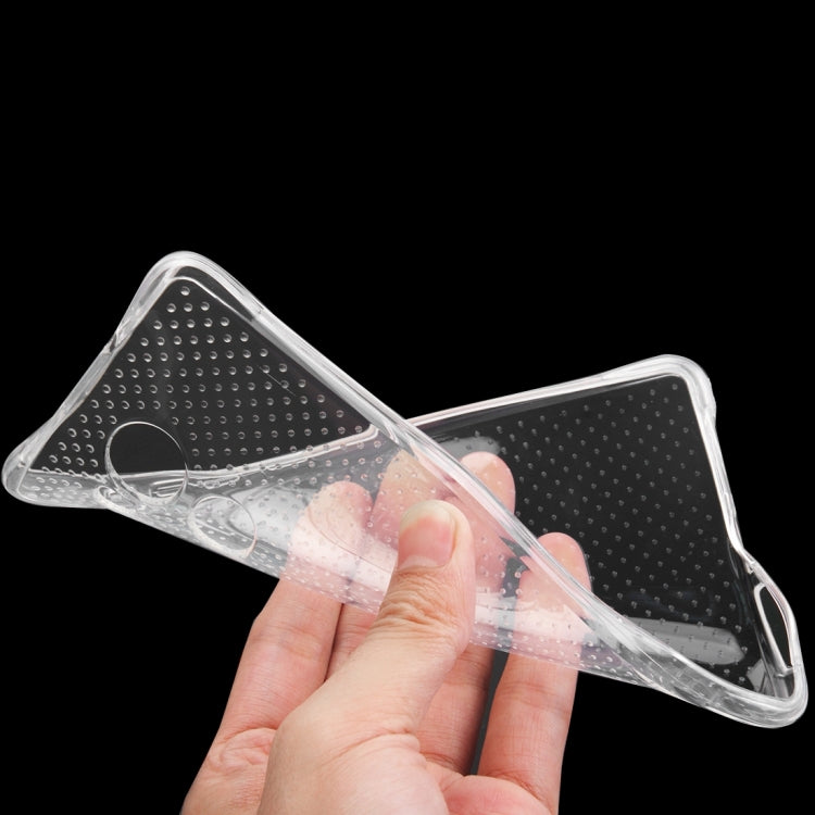 For Huawei  Mate 8 Shock-resistant Cushion TPU Protective Case(Transparent)