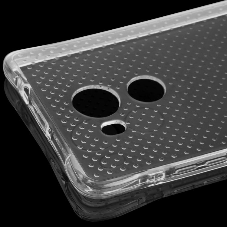 For Huawei  Mate 8 Shock-resistant Cushion TPU Protective Case(Transparent)