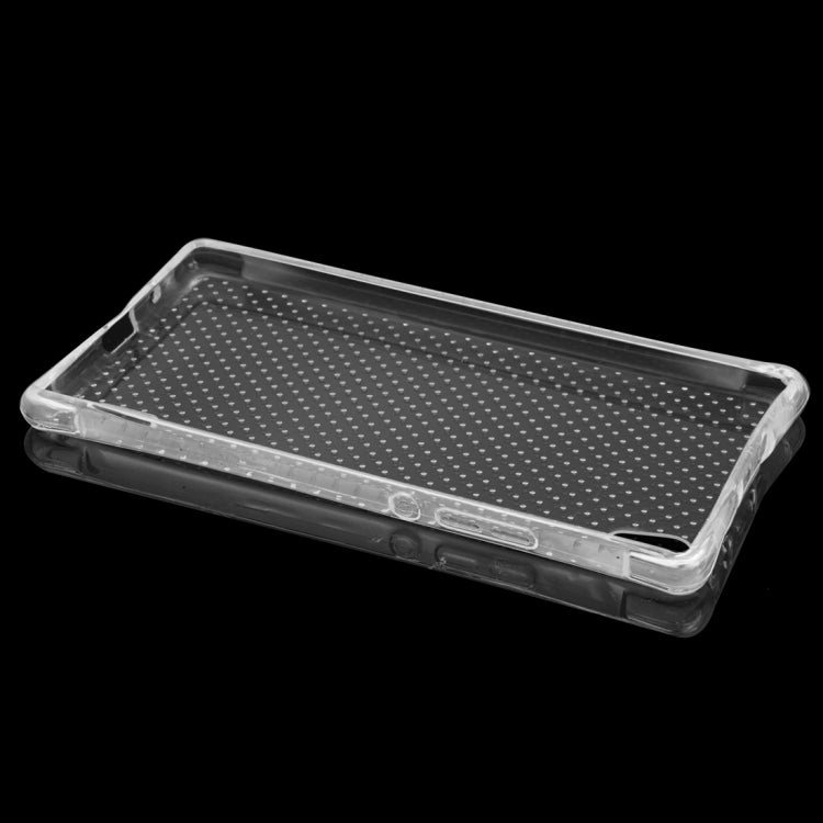 For Huawei  Ascend P7 Shock-resistant Cushion TPU Protective Case(Transparent)