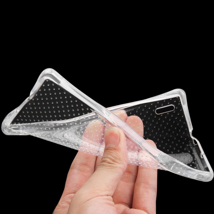 For Huawei  Ascend P7 Shock-resistant Cushion TPU Protective Case(Transparent)