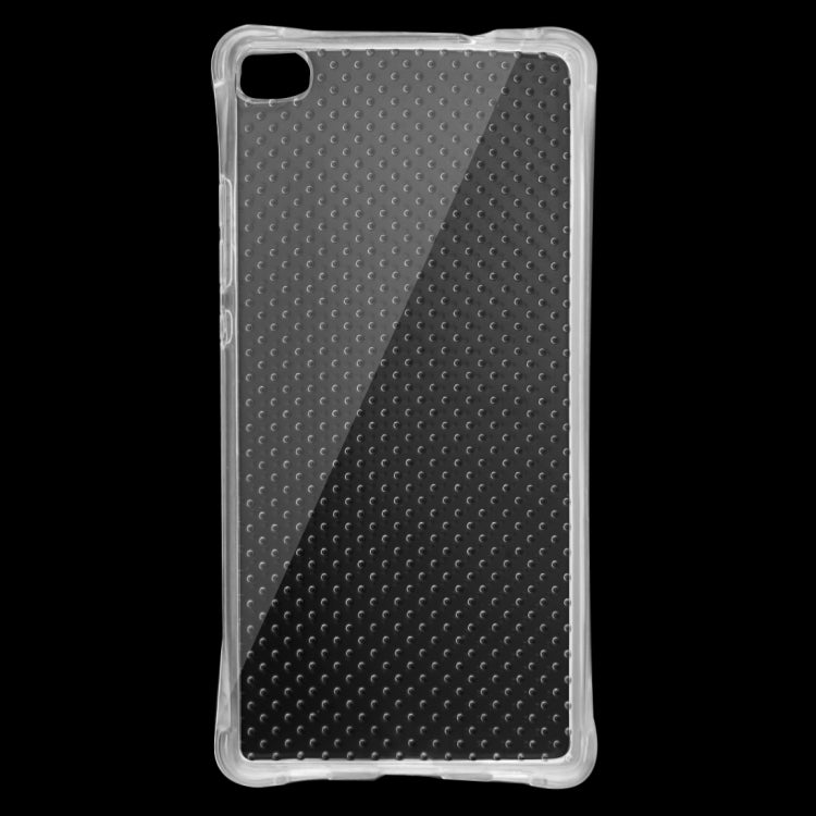 For Huawei  P8 Shock-resistant Cushion TPU Protective Case(Transparent)
