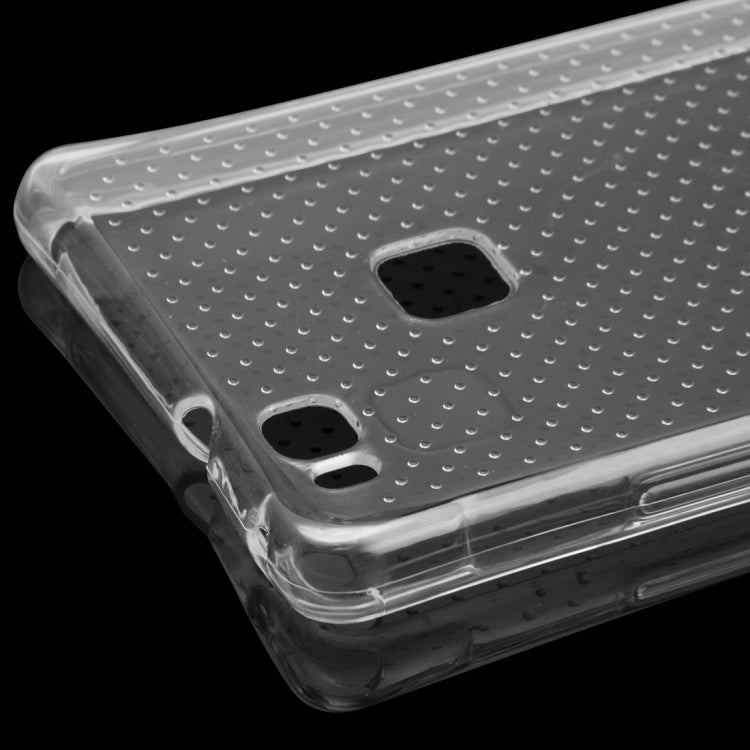 For Huawei  P9 Lite Shock-resistant Cushion TPU Protective Case(Transparent)
