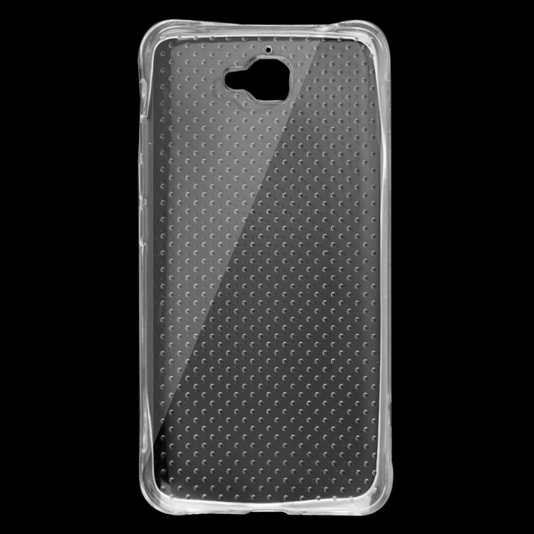 For Huawei  Enjoy 5 Shock-resistant Cushion TPU Protective Case(Transparent)