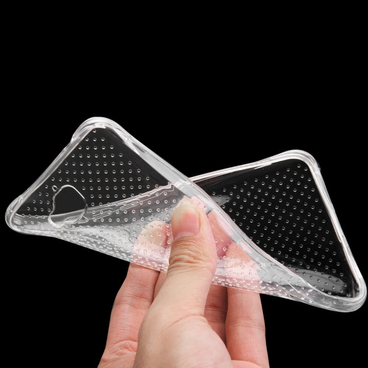 For Huawei  Enjoy 5 Shock-resistant Cushion TPU Protective Case(Transparent)
