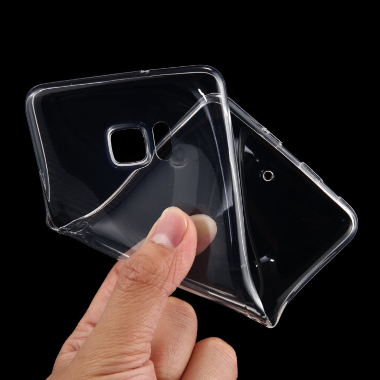 50 PCS for HTC U Ultra 0.75mm Ultra-thin Transparent TPU Protective Case