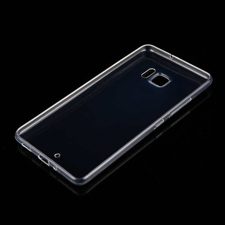 For HTC U Ultra 0.75mm Ultra-thin Transparent TPU Protective Case(Transparent)