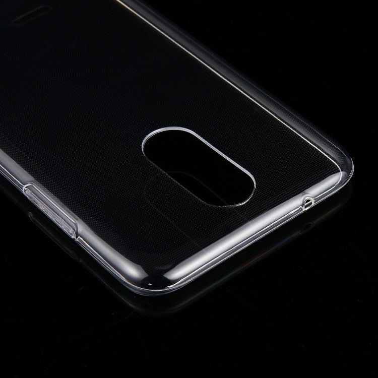 For LG K4 (2017) (EU Version) 0.75mm Ultra-thin Transparent TPU Protective Case(Transparent)