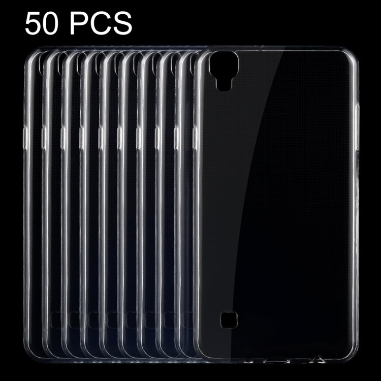 50 PCS for LG X Style 0.75mm Ultra-thin Transparent TPU Protective Case