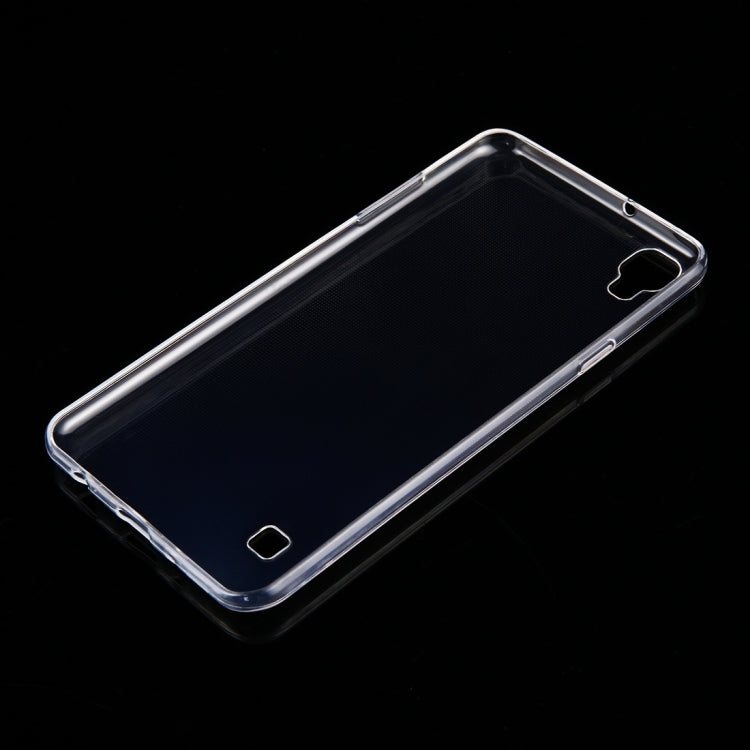 50 PCS for LG X Style 0.75mm Ultra-thin Transparent TPU Protective Case