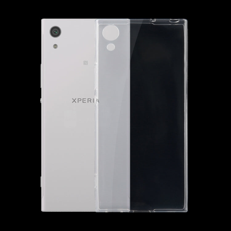 For Sony Xperia XA1 0.75mm Ultra-thin Transparent TPU Protective Case(Transparent)