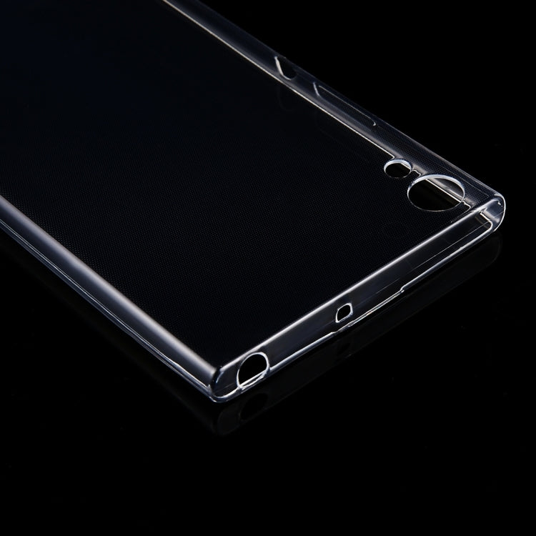 50 PCS for Sony Xperia XA1 Ultra 0.75mm Ultra-thin Transparent TPU Protective Case