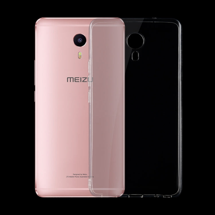 For Meizu  M3 Max / Meilan Max 0.75mm Ultra-thin Transparent TPU Protective Case(Transparent)
