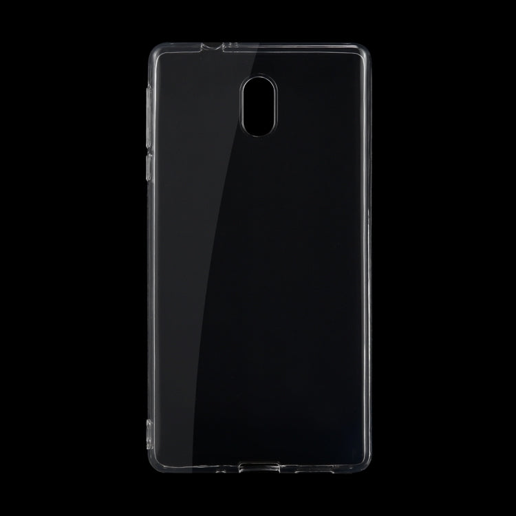 For Nokia 3 0.75mm Ultra-thin Transparent TPU Protective Case(Transparent)