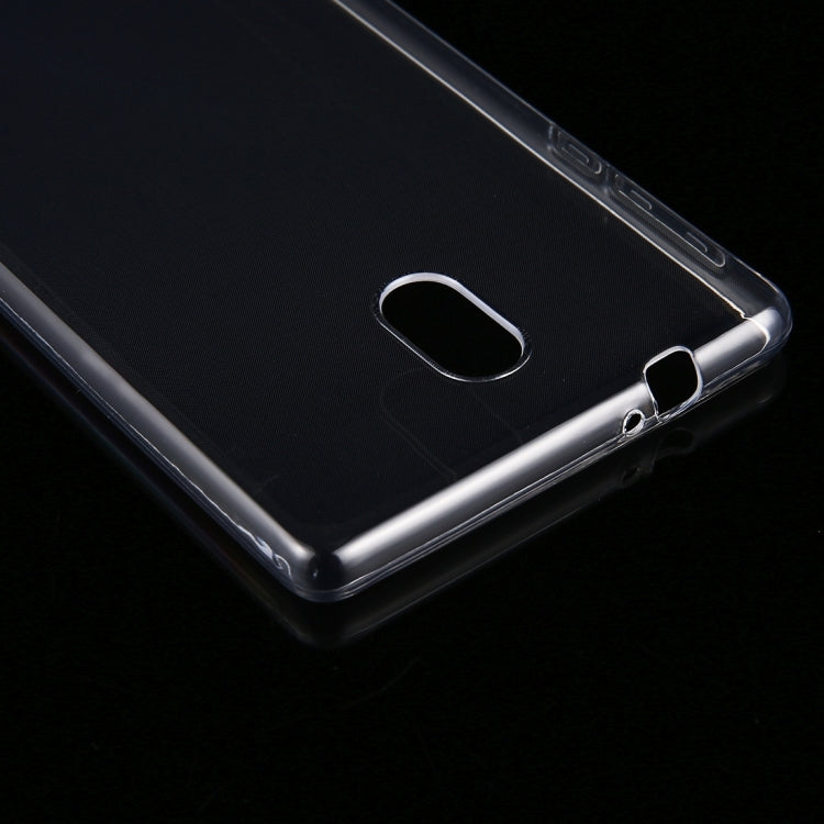 For Nokia 3 0.75mm Ultra-thin Transparent TPU Protective Case(Transparent)