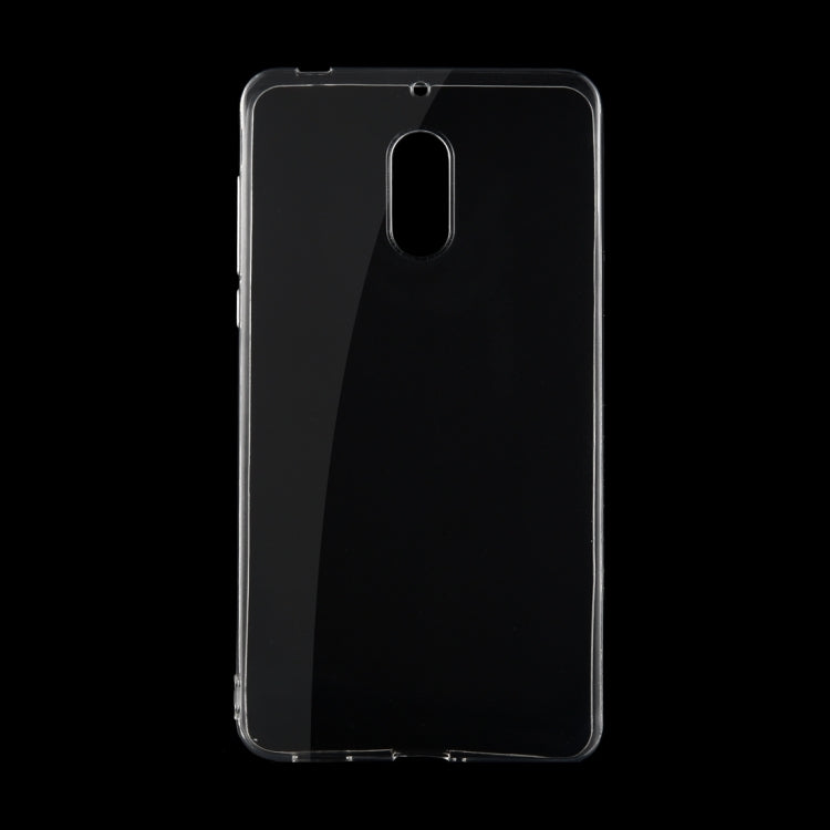 50 PCS for Nokia 6 0.75mm Ultra-thin Transparent TPU Protective Case