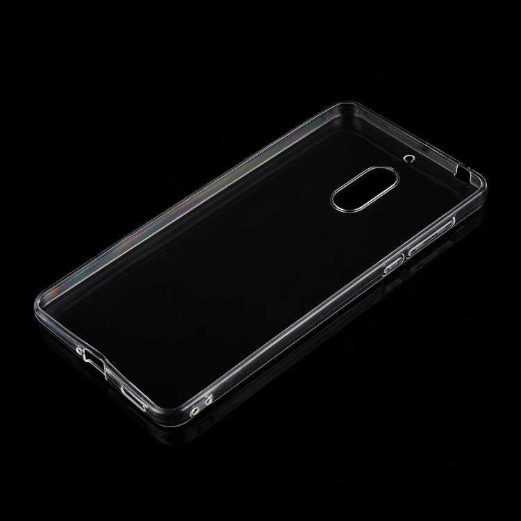 For Nokia 6 0.75mm Ultra-thin Transparent TPU Protective Case(Transparent)