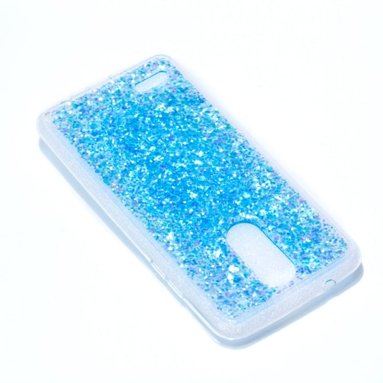 For LG K8 (2017) ( EU Version ) Colorful Glitter Powder Style Protective Soft Cover