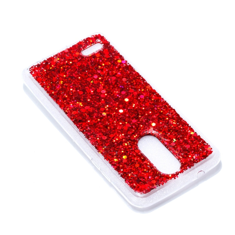 For LG K8 (2017) ( EU Version ) Colorful Glitter Powder Style Protective Soft Cover