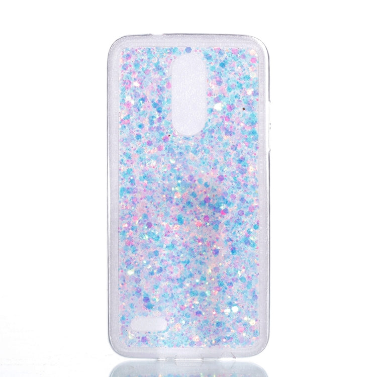 For LG K8 (2017) ( EU Version ) Colorful Glitter Powder Style Protective Soft Cover
