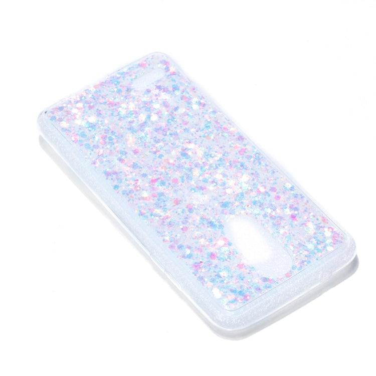 For LG K8 (2017) ( EU Version ) Colorful Glitter Powder Style Protective Soft Cover